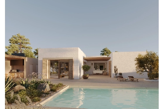 Villa in Moraira(Solpark) zu verkaufen, Wohnfläche 214 m², Klimaanlage, Grundstück 985 m², 4 Schlafzimmer, 3 Badezimmer, Pool, ref.: CA-H-1748-AMB-1