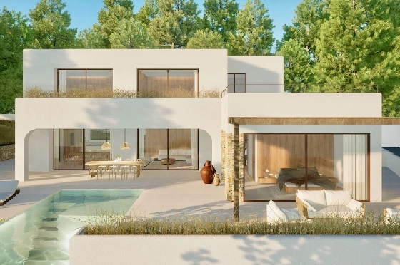 Villa in Moraira(Pla de Mar) zu verkaufen, Wohnfläche 1070 m², Grundstück 903 m², 4 Schlafzimmer, 4 Badezimmer, Pool, ref.: CA-H-1751-AMBI-11