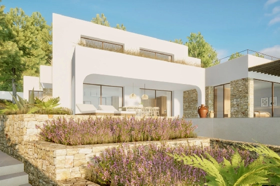 Villa in Moraira(Pla de Mar) zu verkaufen, Wohnfläche 1070 m², Grundstück 903 m², 4 Schlafzimmer, 4 Badezimmer, Pool, ref.: CA-H-1751-AMBI-2