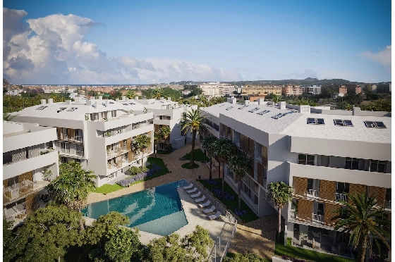 Apartment in Javea(Puerto) zu verkaufen, Wohnfläche 65 m², Klimaanlage, 2 Schlafzimmer, 2 Badezimmer, Pool, ref.: CA-A-1750-AMBI-1