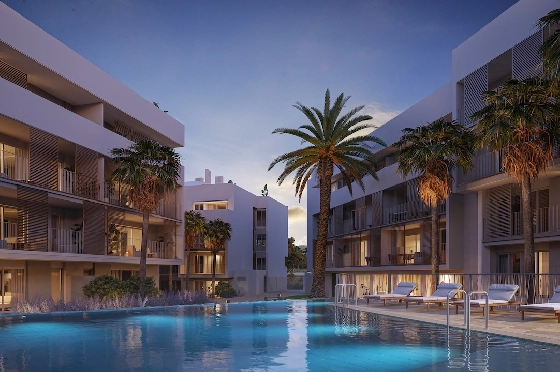 Apartment in Javea(Puerto) zu verkaufen, Wohnfläche 65 m², Klimaanlage, 2 Schlafzimmer, 2 Badezimmer, Pool, ref.: CA-A-1750-AMBI-9