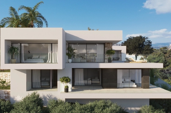 Villa in Cumbre del Sol(Cumbre del Sol) zu verkaufen, Wohnfläche 539 m², Grundstück 1086 m², 3 Schlafzimmer, 4 Badezimmer, Pool, ref.: VA-AJ090-10