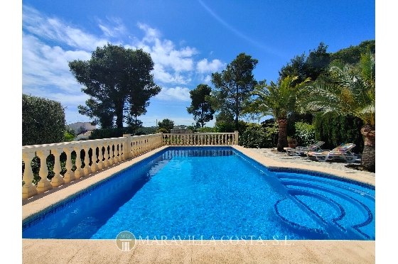 Villa in Javea(Costa Nova) zu verkaufen, Wohnfläche 330 m², Klimaanlage, Grundstück 1610 m², 5 Schlafzimmer, 3 Badezimmer, Pool, ref.: MV-M-2500-1