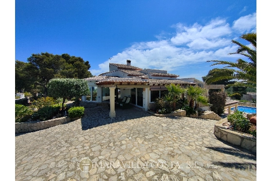 Villa in Javea(Costa Nova) zu verkaufen, Wohnfläche 330 m², Klimaanlage, Grundstück 1610 m², 5 Schlafzimmer, 3 Badezimmer, Pool, ref.: MV-M-2500-44