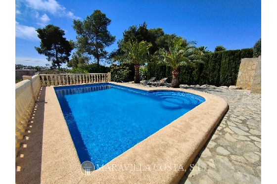 Villa in Javea(Costa Nova) zu verkaufen, Wohnfläche 330 m², Klimaanlage, Grundstück 1610 m², 5 Schlafzimmer, 3 Badezimmer, Pool, ref.: MV-M-2500-50