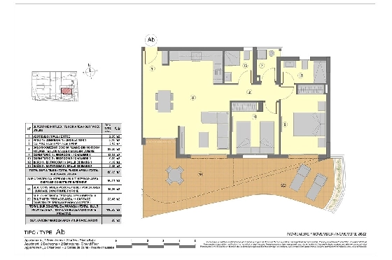 Etagen Apartment in Punta Prima zu verkaufen, Wohnfläche 91 m², Zustand Erstbezug, Klimaanlage, 2 Schlafzimmer, 2 Badezimmer, Pool, ref.: HA-PPN-401-A01-18