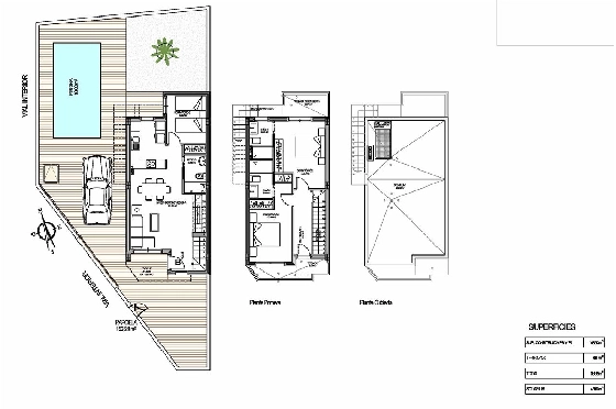 Villa in Torrevieja zu verkaufen, Wohnfläche 113 m², Zustand Erstbezug, Grundstück 114 m², 3 Schlafzimmer, 3 Badezimmer, Pool, ref.: HA-TON-176-E02-32