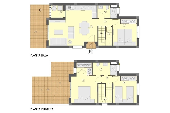 Villa in Busot zu verkaufen, Wohnfläche 137 m², Zustand Erstbezug, 3 Schlafzimmer, 2 Badezimmer, Pool, ref.: HA-BUN-122-E03-6