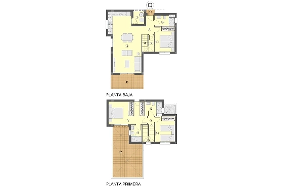 Villa in Busot zu verkaufen, Wohnfläche 159 m², Zustand Erstbezug, 3 Schlafzimmer, 3 Badezimmer, Pool, ref.: HA-BUN-122-E02-6