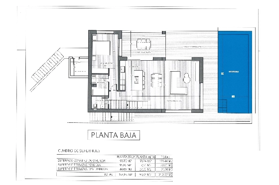 Villa in Pedreguer(Monte Solana I) zu verkaufen, Wohnfläche 252 m², Baujahr 2025, Klimaanlage, Grundstück 608 m², 3 Schlafzimmer, 2 Badezimmer, Pool, ref.: UM-UV-SERPIS-26