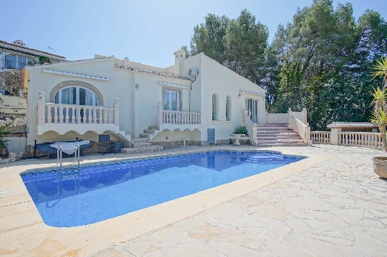 Villa in Javea(Rafalet) zu verkaufen, Wohnfläche 122 m², Klimaanlage, Grundstück 976 m², 3 Schlafzimmer, 2 Badezimmer, Pool, ref.: BP-8168JAV-42