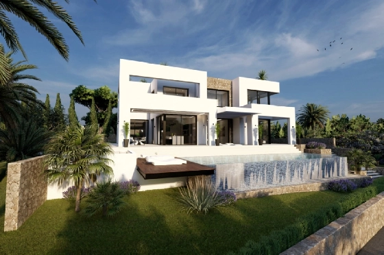 Villa in Benissa(La Fustera) zu verkaufen, Wohnfläche 615 m², Baujahr 2023, Klimaanlage, Grundstück 1347 m², 4 Schlafzimmer, 3 Badezimmer, Pool, ref.: BI-BE.H-902-13