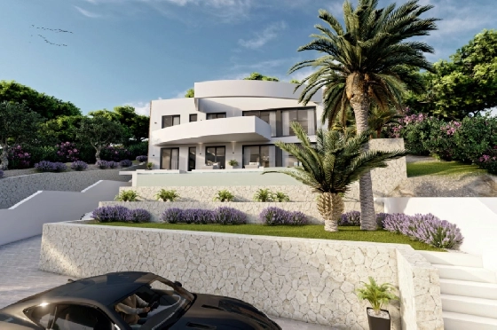 Villa in Altea zu verkaufen, Wohnfläche 540 m², Baujahr 2024, Klimaanlage, Grundstück 1270 m², 4 Schlafzimmer, 4 Badezimmer, Pool, ref.: BI-AL.H-031-17