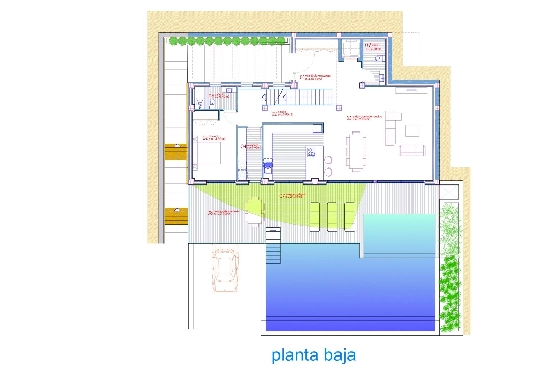 Villa in Altea zu verkaufen, Wohnfläche 540 m², Baujahr 2024, Klimaanlage, Grundstück 1270 m², 4 Schlafzimmer, 4 Badezimmer, Pool, ref.: BI-AL.H-031-22