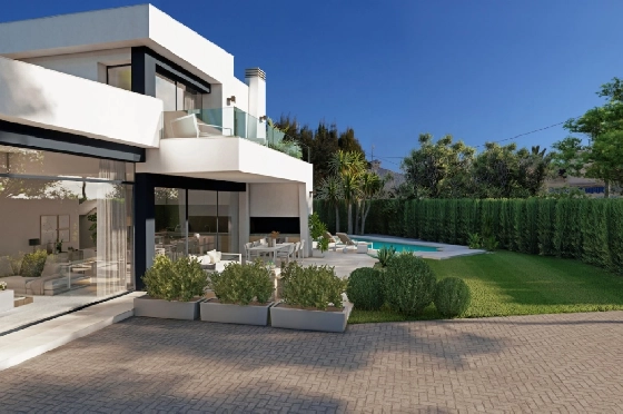 Villa in Benissa(La Fustera) zu verkaufen, Wohnfläche 284 m², Klimaanlage, Grundstück 725 m², 3 Schlafzimmer, 3 Badezimmer, Pool, ref.: BI-BE.H-903-4