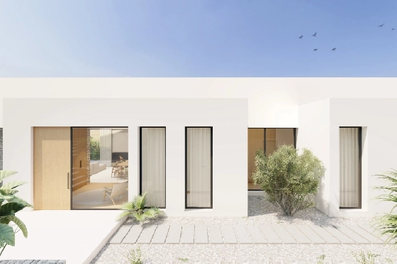 Villa in Denia zu verkaufen, Wohnfläche 176 m², Baujahr 2023, Klimaanlage, Grundstück 1514 m², 3 Schlafzimmer, 3 Badezimmer, Pool, ref.: BI-DE.H-008-13