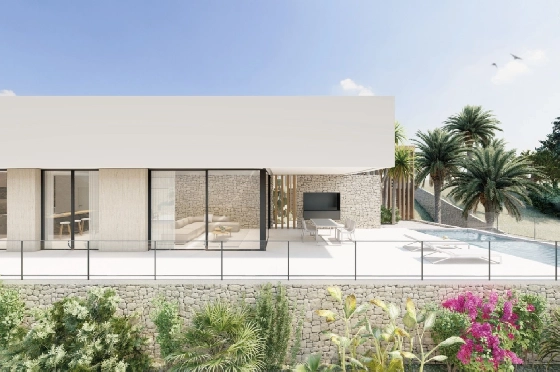 Villa in Denia zu verkaufen, Wohnfläche 176 m², Baujahr 2023, Klimaanlage, Grundstück 1514 m², 3 Schlafzimmer, 3 Badezimmer, Pool, ref.: BI-DE.H-008-14