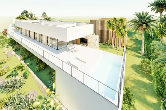 Villa in Denia zu verkaufen, Wohnfläche 176 m², Baujahr 2023, Klimaanlage, Grundstück 1514 m², 3 Schlafzimmer, 3 Badezimmer, Pool, ref.: BI-DE.H-008-16