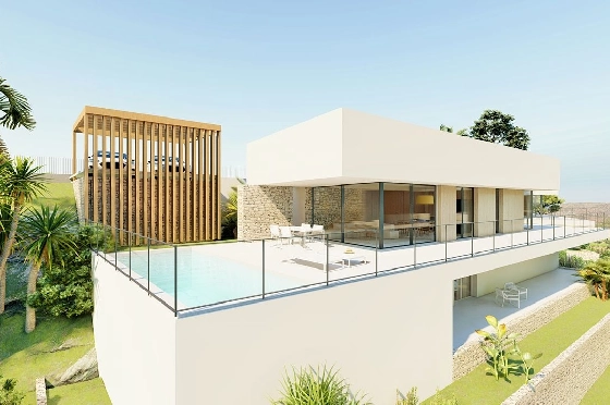 Villa in Denia zu verkaufen, Wohnfläche 176 m², Baujahr 2023, Klimaanlage, Grundstück 1514 m², 3 Schlafzimmer, 3 Badezimmer, Pool, ref.: BI-DE.H-008-17