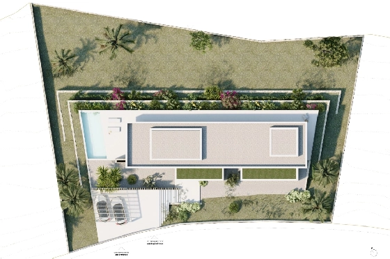 Villa in Denia zu verkaufen, Wohnfläche 176 m², Baujahr 2023, Klimaanlage, Grundstück 1514 m², 3 Schlafzimmer, 3 Badezimmer, Pool, ref.: BI-DE.H-008-26