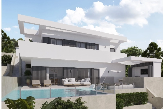 Villa in Moraira(Paichi) zu verkaufen, Wohnfläche 282 m², Klimaanlage, Grundstück 450 m², 4 Schlafzimmer, 4 Badezimmer, ref.: BP-4372MOR-2