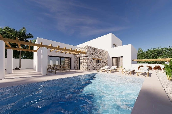 Villa in Moraira zu verkaufen, Wohnfläche 280 m², Klimaanlage, Grundstück 800 m², 4 Schlafzimmer, 4 Badezimmer, Pool, ref.: BI-MT.H-797-1