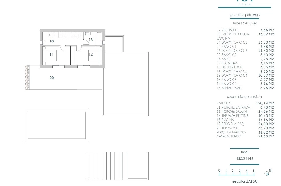 Villa in Moraira zu verkaufen, Wohnfläche 190 m², Klimaanlage, Grundstück 800 m², 4 Schlafzimmer, 4 Badezimmer, Pool, ref.: BI-MT.H-792-10