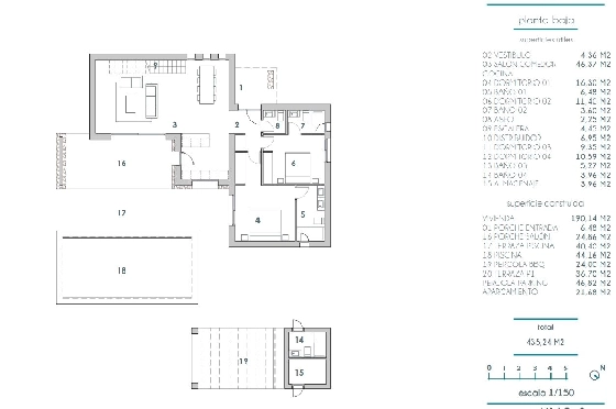 Villa in Moraira zu verkaufen, Wohnfläche 190 m², Klimaanlage, Grundstück 800 m², 4 Schlafzimmer, 4 Badezimmer, Pool, ref.: BI-MT.H-792-11