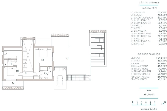 Villa in Moraira zu verkaufen, Wohnfläche 268 m², Klimaanlage, Grundstück 800 m², 4 Schlafzimmer, 3 Badezimmer, Pool, ref.: BI-MT.H-793-13