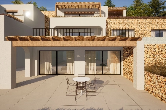 Villa in Moraira zu verkaufen, Wohnfläche 2264 m², Baujahr 2024, Klimaanlage, Grundstück 2896 m², 6 Schlafzimmer, 6 Badezimmer, Pool, ref.: BI-MT.H-800-7