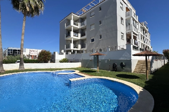 Apartment in Denia zur Ferienvermietung, Wohnfläche 86 m², Baujahr 2006, Zustand modernisiert, + Zentralheizung, Klimaanlage, Grundstück 46 m², 2 Schlafzimmer, 2 Badezimmer, Pool, ref.: T-0324-25