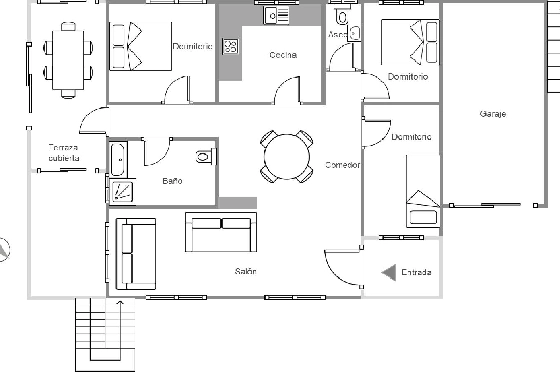 Villa in Els Poblets zu verkaufen, Wohnfläche 186 m², Baujahr 1979, + Zentralheizung, Klimaanlage, Grundstück 515 m², 4 Schlafzimmer, 2 Badezimmer, Pool, ref.: O-V88714D-23