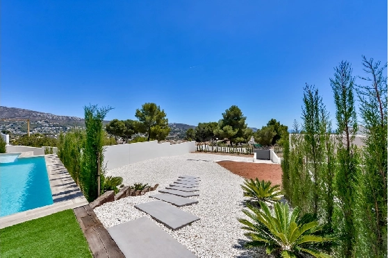 Villa in Moraira(La Sabatera) zu verkaufen, Wohnfläche 259 m², Klimaanlage, Grundstück 811 m², 4 Schlafzimmer, 3 Badezimmer, Pool, ref.: CA-H-1766-AMBI-39