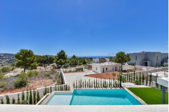 Villa in Moraira(La Sabatera) zu verkaufen, Wohnfläche 259 m², Klimaanlage, Grundstück 811 m², 4 Schlafzimmer, 3 Badezimmer, Pool, ref.: CA-H-1766-AMBI-40