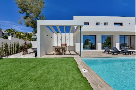 Villa in Moraira(La Sabatera) zu verkaufen, Wohnfläche 259 m², Klimaanlage, Grundstück 811 m², 4 Schlafzimmer, 3 Badezimmer, Pool, ref.: CA-H-1766-AMBI-44