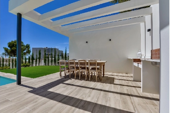 Villa in Moraira(La Sabatera) zu verkaufen, Wohnfläche 259 m², Klimaanlage, Grundstück 811 m², 4 Schlafzimmer, 3 Badezimmer, Pool, ref.: CA-H-1766-AMBI-46