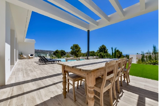 Villa in Moraira(La Sabatera) zu verkaufen, Wohnfläche 259 m², Klimaanlage, Grundstück 811 m², 4 Schlafzimmer, 3 Badezimmer, Pool, ref.: CA-H-1766-AMBI-47