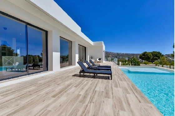 Villa in Moraira(La Sabatera) zu verkaufen, Wohnfläche 259 m², Klimaanlage, Grundstück 811 m², 4 Schlafzimmer, 3 Badezimmer, Pool, ref.: CA-H-1766-AMBI-48