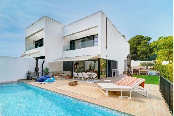 Villa in Moraira(La Cometa) zu verkaufen, Klimaanlage, Grundstück 500 m², 4 Schlafzimmer, 3 Badezimmer, Pool, ref.: CA-H-1769-AMBI-31