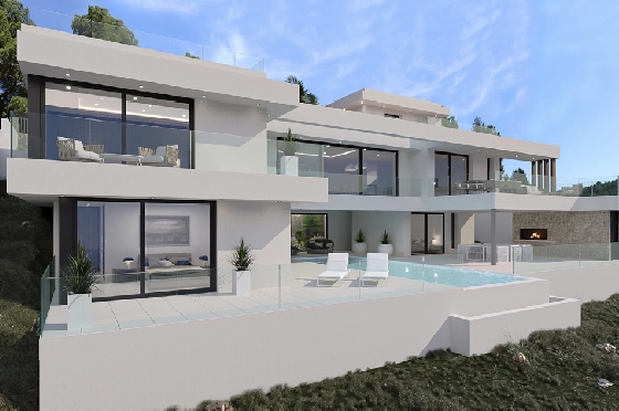 Villa in Calpe(Partida Empedrola) zu verkaufen, Wohnfläche 453 m², Klimaanlage, Grundstück 1013 m², 4 Schlafzimmer, 5 Badezimmer, ref.: BP-4308CAL-1