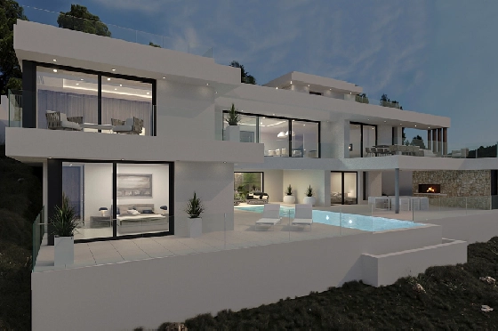 Villa in Calpe(Partida Empedrola) zu verkaufen, Wohnfläche 453 m², Klimaanlage, Grundstück 1013 m², 4 Schlafzimmer, 5 Badezimmer, ref.: BP-4308CAL-3