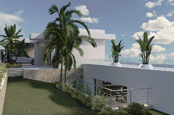 Villa in Calpe(Partida Empedrola) zu verkaufen, Wohnfläche 453 m², Klimaanlage, Grundstück 1013 m², 4 Schlafzimmer, 5 Badezimmer, ref.: BP-4308CAL-4