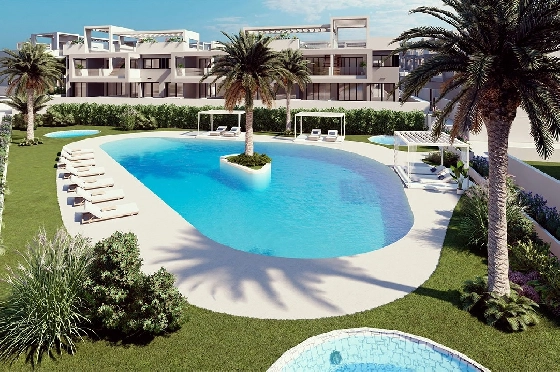 Penthouse Apartment in Torrevieja zu verkaufen, Wohnfläche 179 m², Zustand Erstbezug, 2 Schlafzimmer, 2 Badezimmer, Pool, ref.: HA-TON-221-A02-19