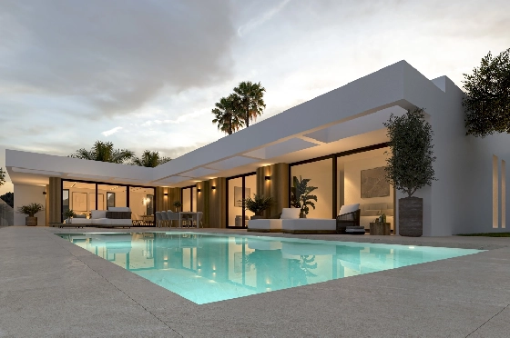 Villa in Calpe(Empedrola II) zu verkaufen, Klimaanlage, Grundstück 1000 m², 3 Schlafzimmer, 3 Badezimmer, ref.: BP-4389CAL-1