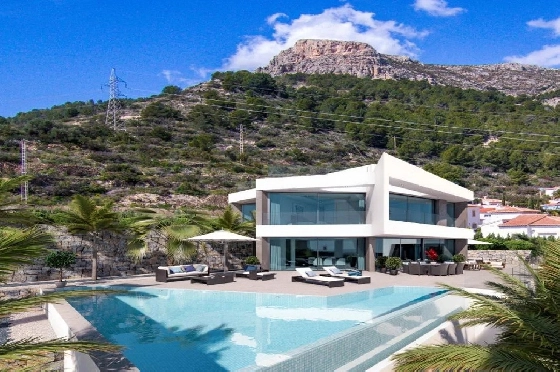 Villa in Calpe zu verkaufen, Wohnfläche 350 m², Klimaanlage, 4 Schlafzimmer, 5 Badezimmer, Pool, ref.: BS-84512135-2