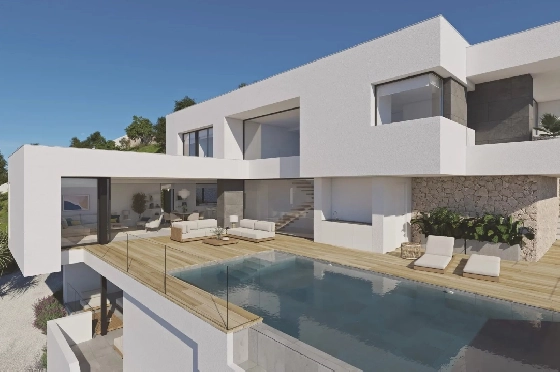 Villa in Cumbre del Sol zu verkaufen, Wohnfläche 349 m², Grundstück 807 m², 3 Schlafzimmer, 3 Badezimmer, Pool, ref.: BS-84915850-7