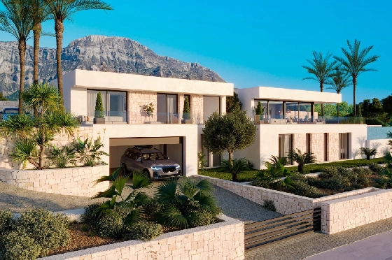 Villa in Denia(San Juan) zu verkaufen, Wohnfläche 322 m², Baujahr 2026, + Zentralheizung, Klimaanlage, Grundstück 1600 m², 4 Schlafzimmer, 4 Badezimmer, Pool, ref.: AS-0524-1