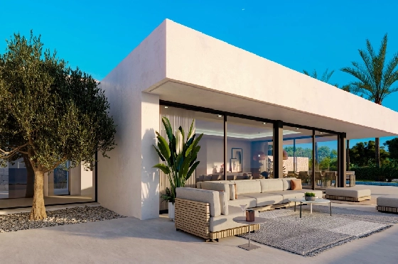 Villa in Denia(San Juan) zu verkaufen, Wohnfläche 322 m², Baujahr 2026, + Zentralheizung, Klimaanlage, Grundstück 1600 m², 4 Schlafzimmer, 4 Badezimmer, Pool, ref.: AS-0524-13