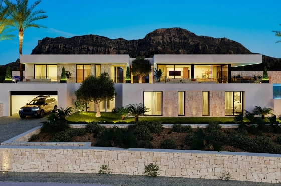 Villa in Denia(San Juan) zu verkaufen, Wohnfläche 322 m², Baujahr 2026, + Zentralheizung, Klimaanlage, Grundstück 1600 m², 4 Schlafzimmer, 4 Badezimmer, Pool, ref.: AS-0524-6