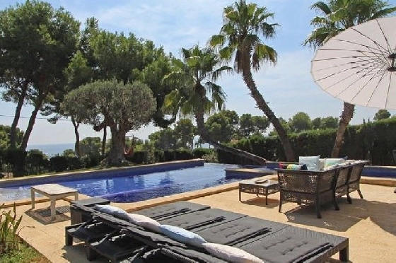 Villa in Moraira(La Cometa) zu verkaufen, Wohnfläche 268 m², Klimaanlage, Grundstück 1846 m², 5 Schlafzimmer, 4 Badezimmer, Pool, ref.: CA-H-1780-AMB-5